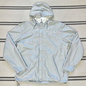 Vineyard Vines Beacon Rain Jacket Men’s Large Full Zip Hooded Windbreaker
